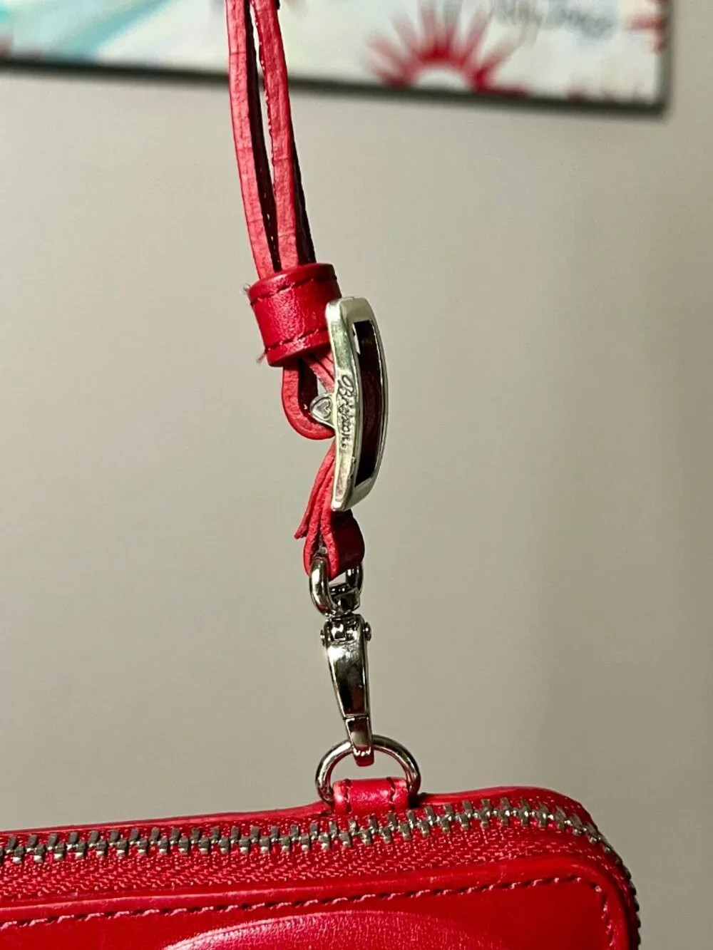 Brighton Córdoba Embossed Leather Organizer Wallet Crossbody